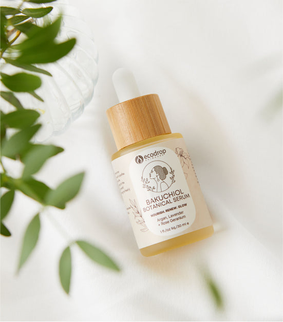 Anti-Ageing Bakuchiol SerumNatural Vegan Retinol Alternative With Moringa Extract
