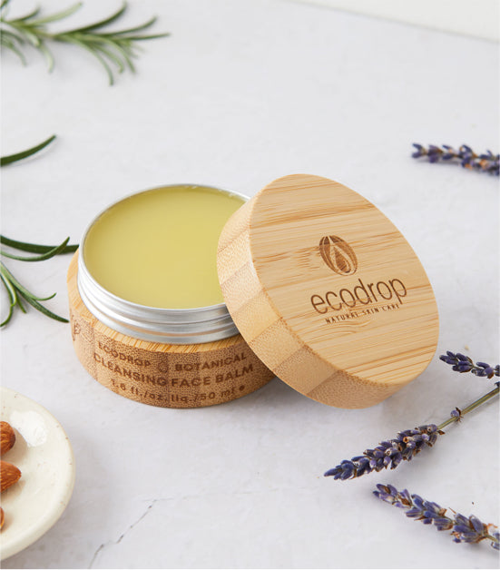 Calendula Botanical Cleansing Balm, Nourishing Face Make-Up Remover With Moringa, Rose Geranium, Chamomile & Rosemary Oil