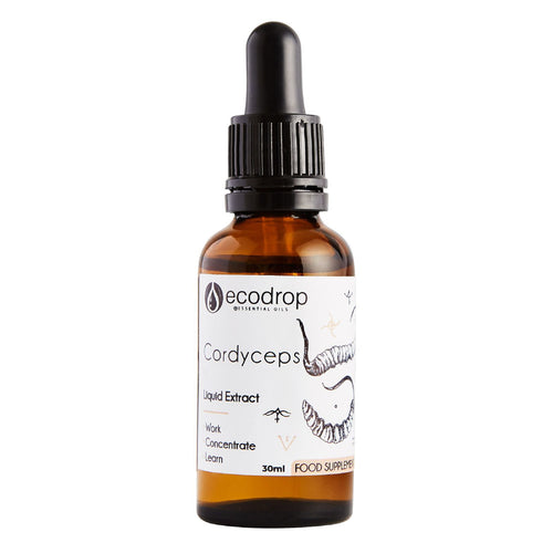 Organic Cordyceps Mushroom Dual Extract 30ml tincture bottle