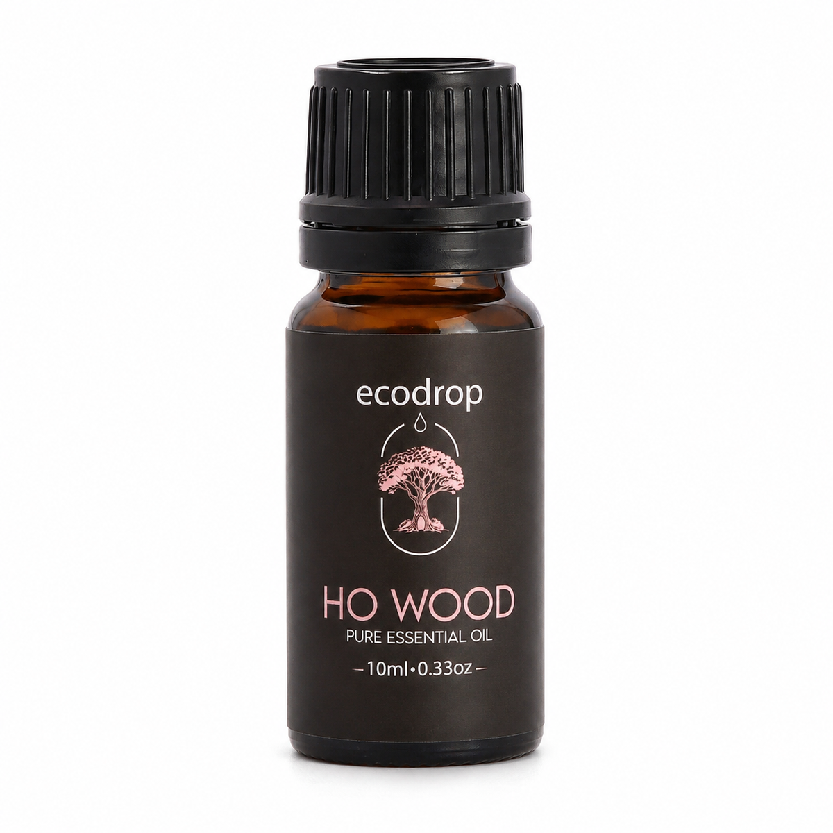 Ecodrop ho wood essential oil 10ml amber bottle