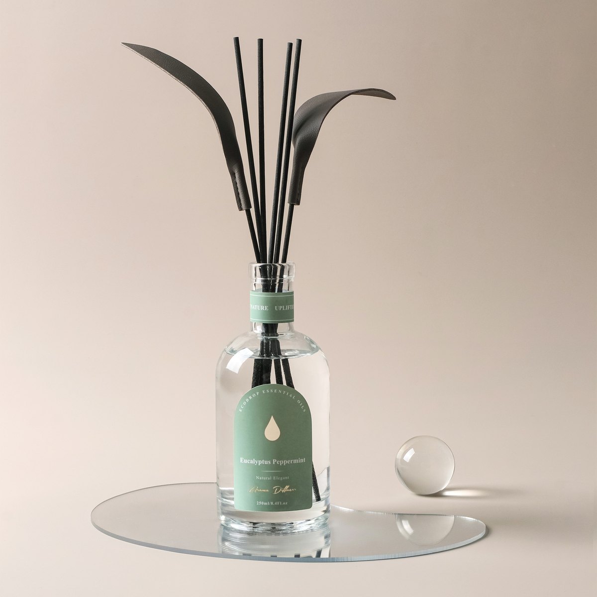 Eucalyptus Peppermint 250ml reed diffuser set