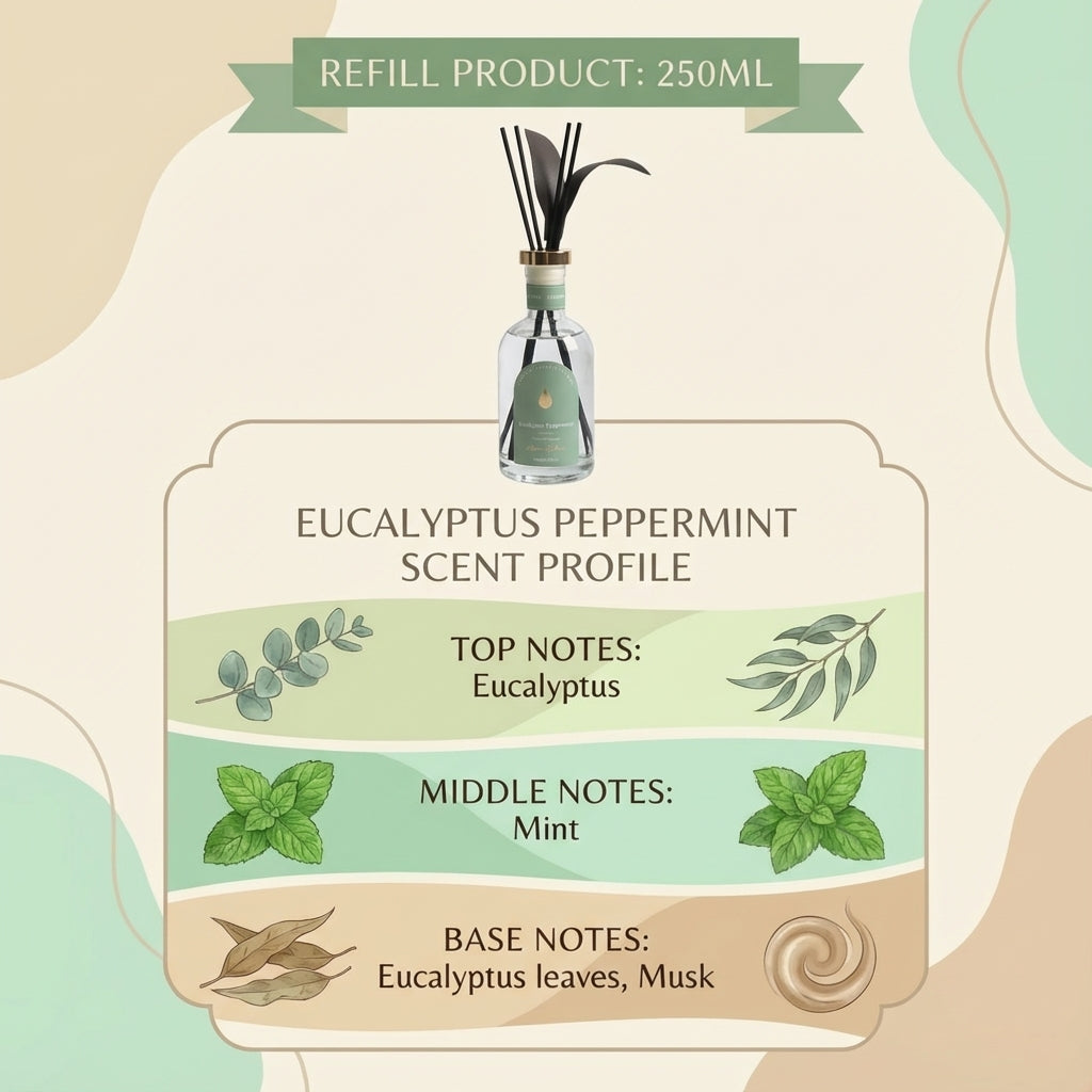 Eucalyptus & Peppermint scent notes