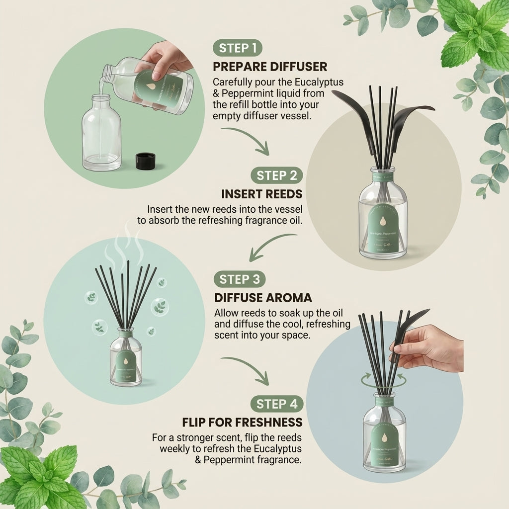 Eucalyptus & Peppermint how to use