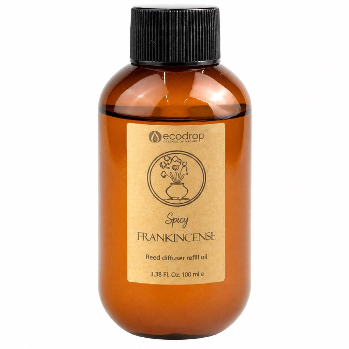 Spicy Frankincense reed diffuser refill oil bottle, 100ml