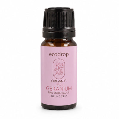 Organic Rose Geranium Essential Oil 10ml bottle
