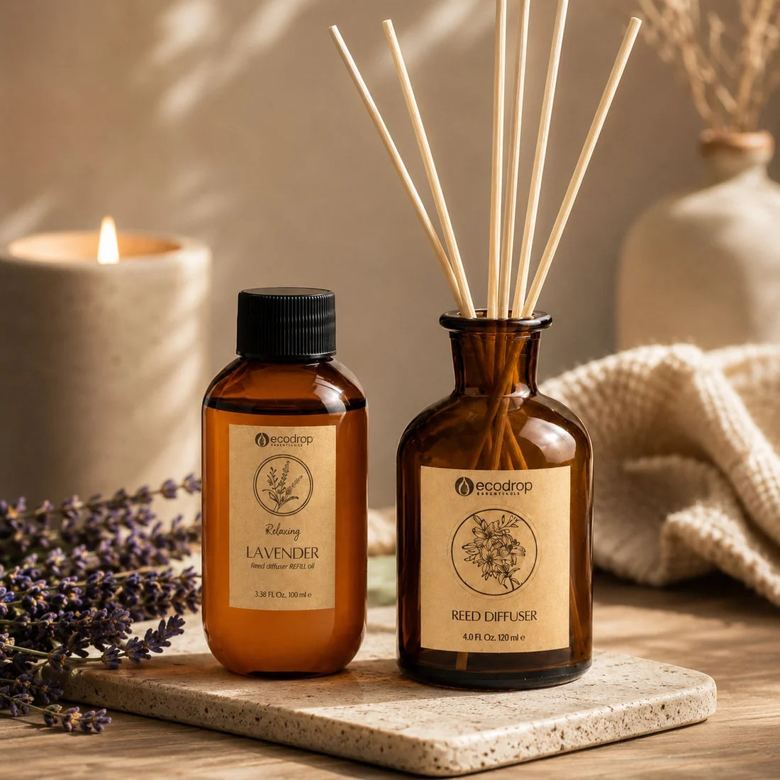 100ml reed diffuser bottle and refill
