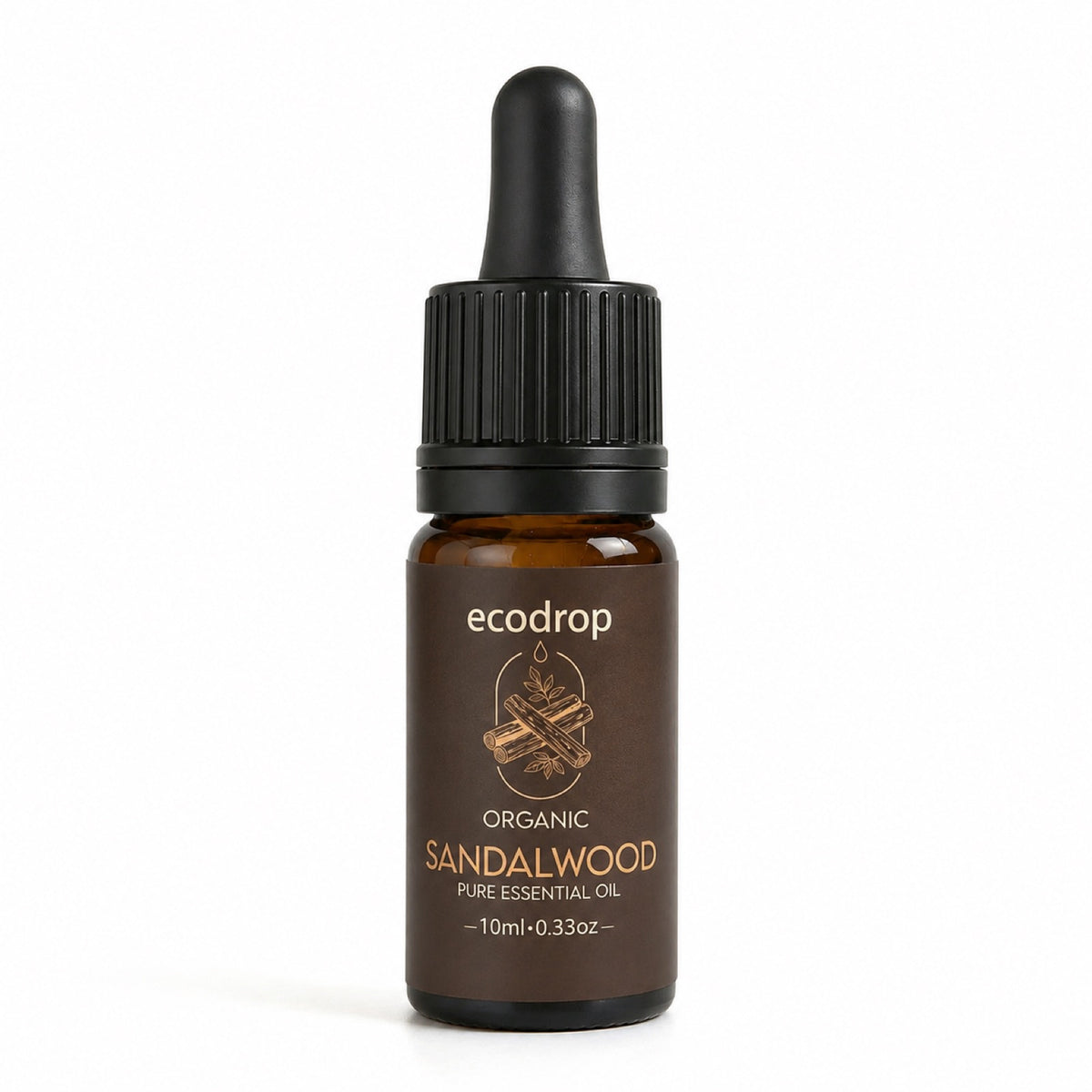 Organic Sandalwood Essential Oil 10ml bottle