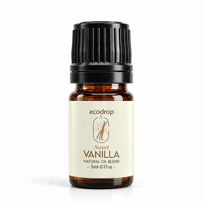Ecodrop Sweet Vanilla Natural Oil Blend 5ml bottle