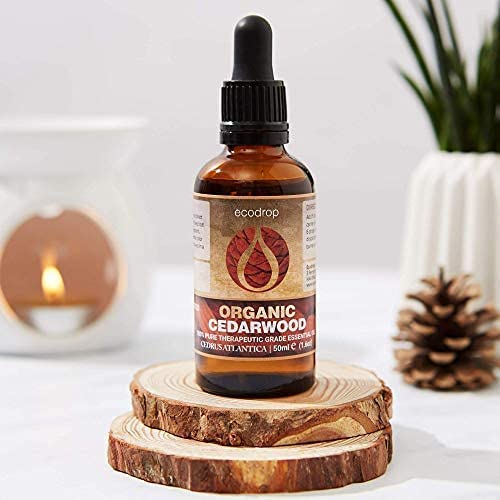 Organic Atlas Cedarwood Essential Oil, 50ml - ecodrop