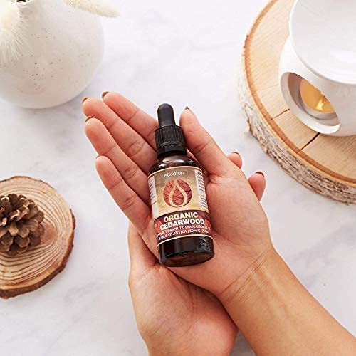 Organic Atlas Cedarwood Essential Oil, 50ml - ecodrop
