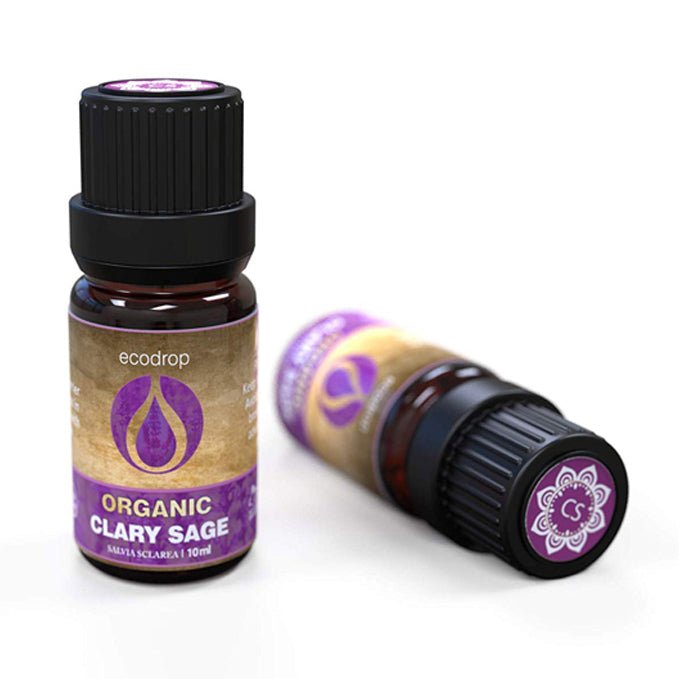 Organic Clary Sage Essential Oil, 10ml - ecodrop