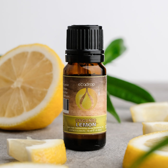 Organic Lemon Essential Oil, 10ml - ecodrop