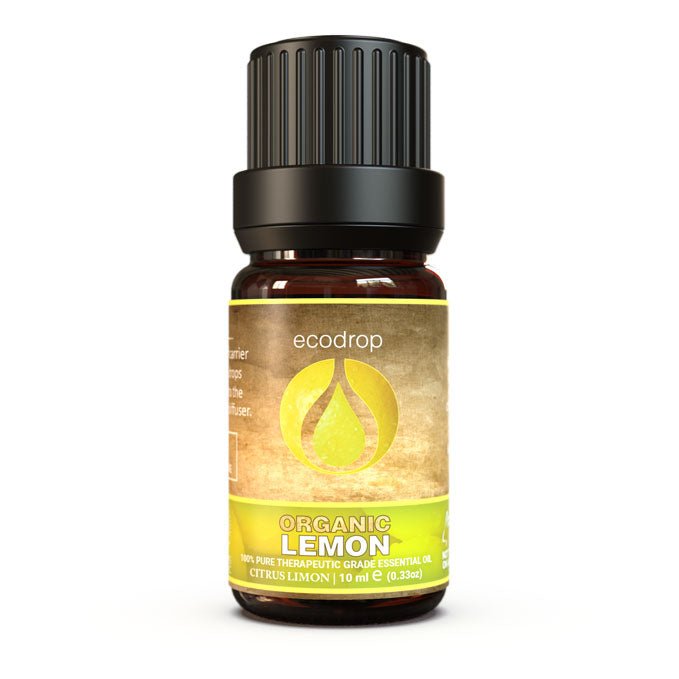 Organic Lemon Essential Oil, 10ml - ecodrop
