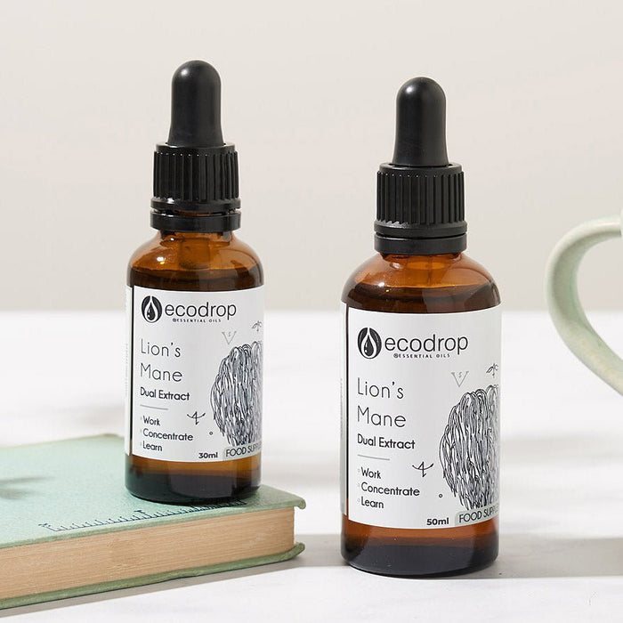 Organic Nordic Lion's Mane Mushroom Double Extract Liquid - ecodrop