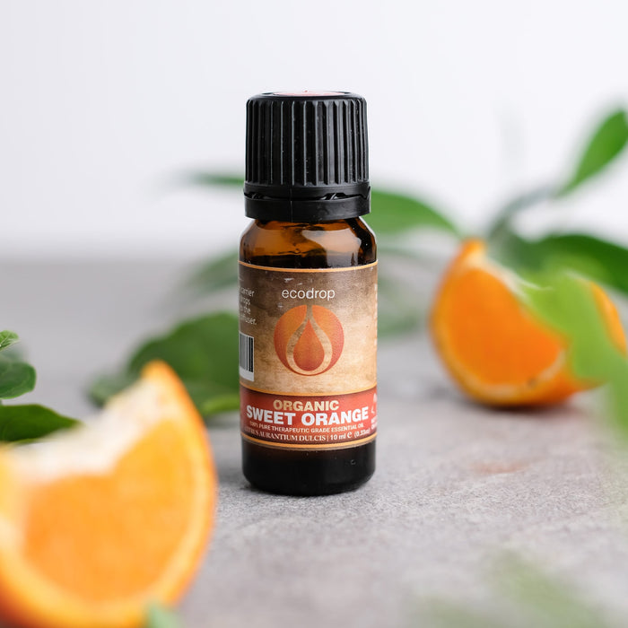 Organic Sweet Orange Essential Oil, 10ml - ecodrop
