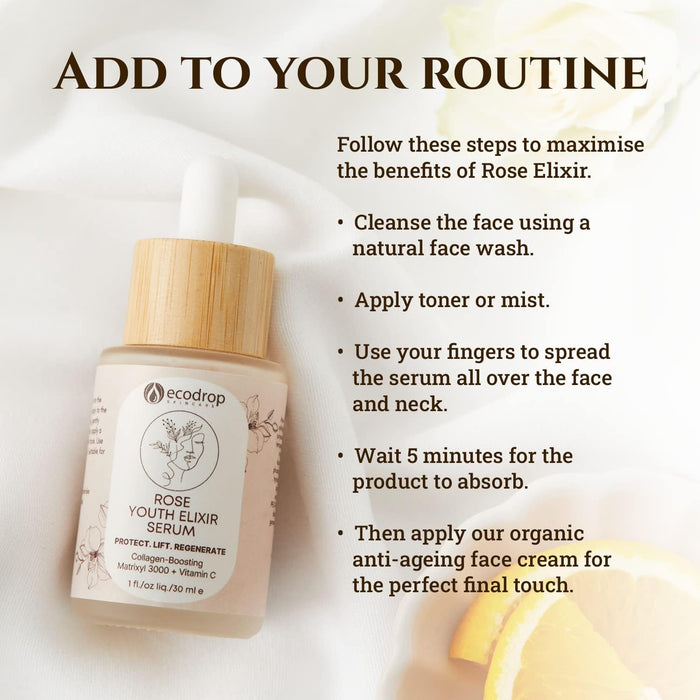 Rose Youth Elixir Serum - ecodrop