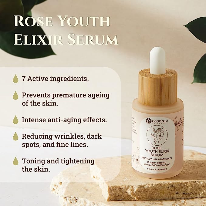 Rose Youth Elixir Serum - ecodrop