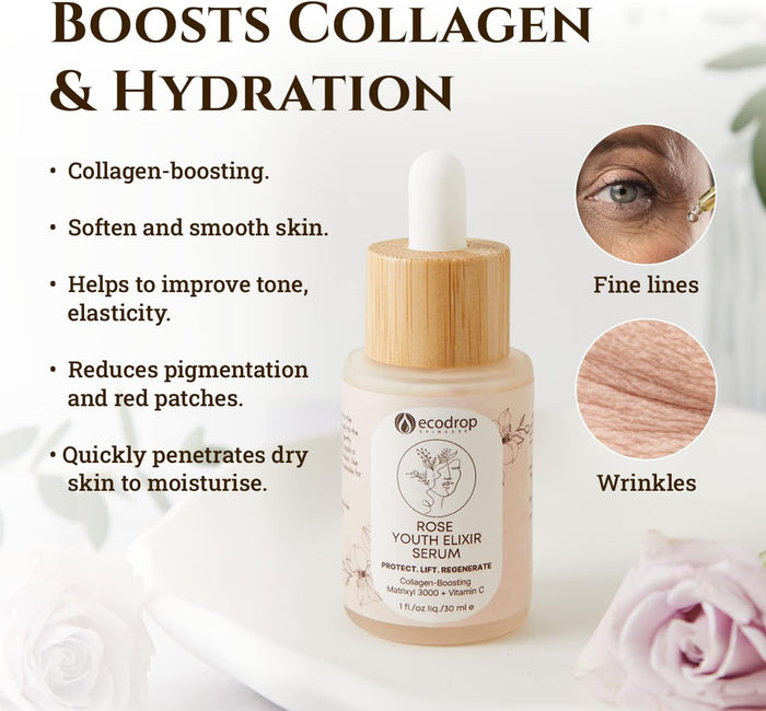 Rose Youth Elixir Serum - ecodrop
