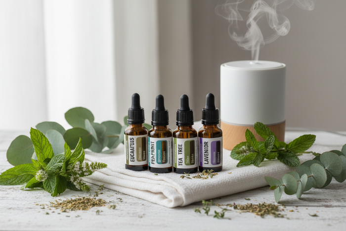 benefits of essential oils in colds & coughs