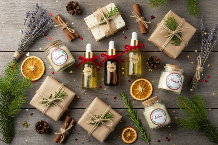 Homemade Christmas Skincare & Essential Oil Gift Ideas