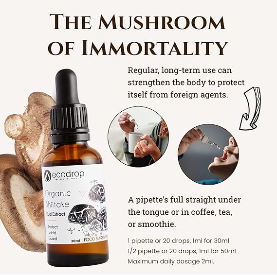 Organic Shiitake Mushroom Double Extract Liquid