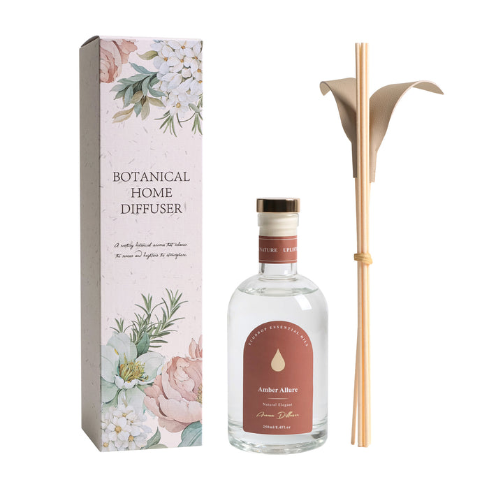 Amber Allure 250ml Reed Diffuser Set