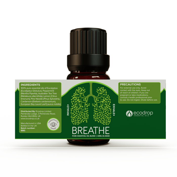 Breathe Essential Oil Blend, 10ml - ecodrop