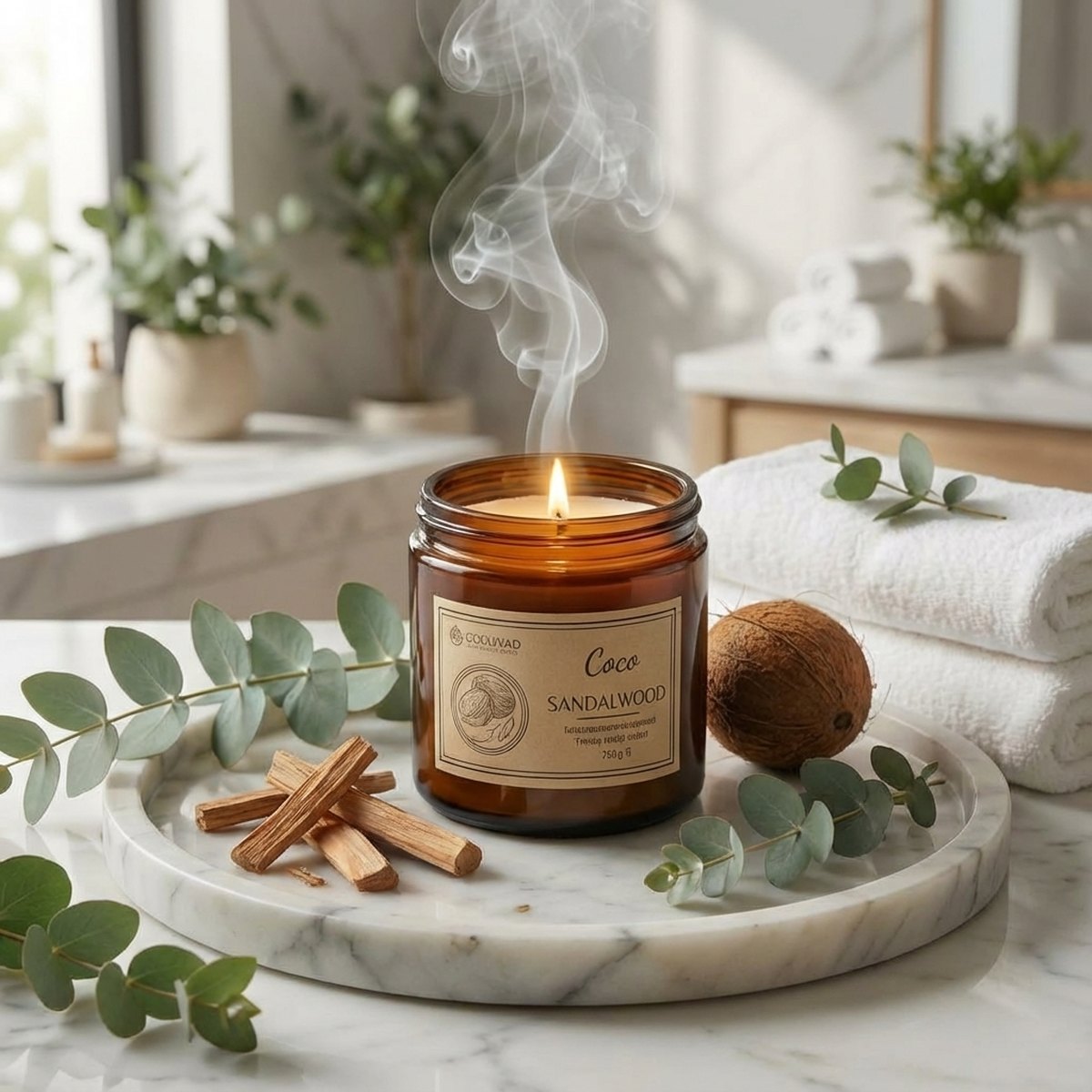 Coco Sandalwood candle