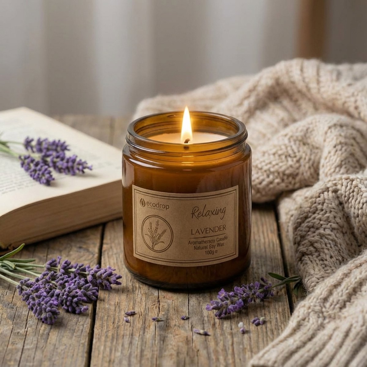 Lavender candle
