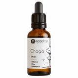Organic Chaga Mushroom Dual Extract 30ml dropper bottle