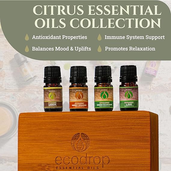 Citrus Essential Oil Collection 4 x 5ml - ecodrop