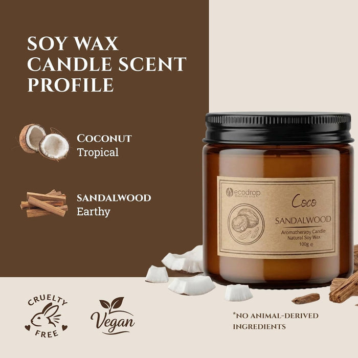 Ecodrop Coco Sandalwood candle