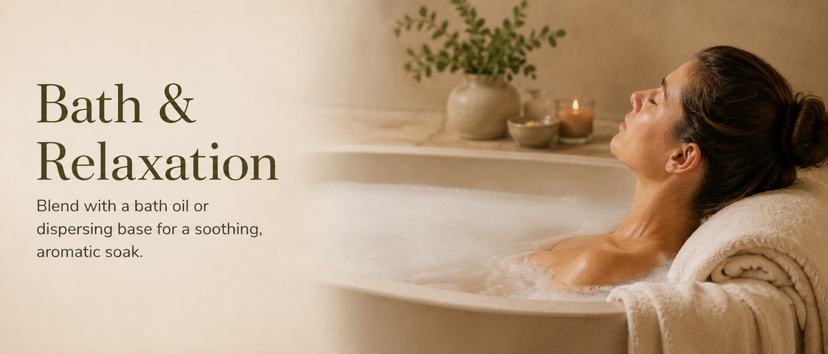 Bath & relaxation with essential oils