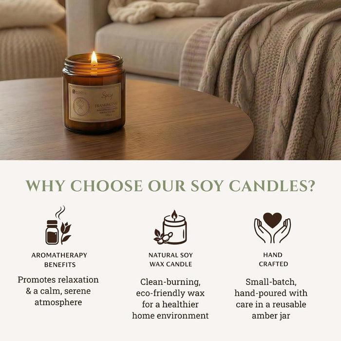 Ecodrop Spicy Frankincense candle