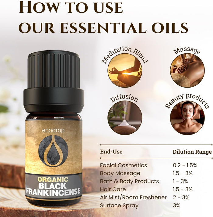 Frankincense Negleta Essential Oil - 5ml - ecodrop