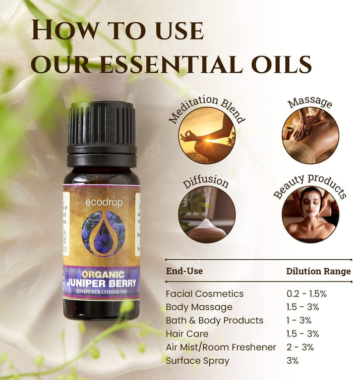 Juniper Berry Essential Oil - 10ml - ecodrop
