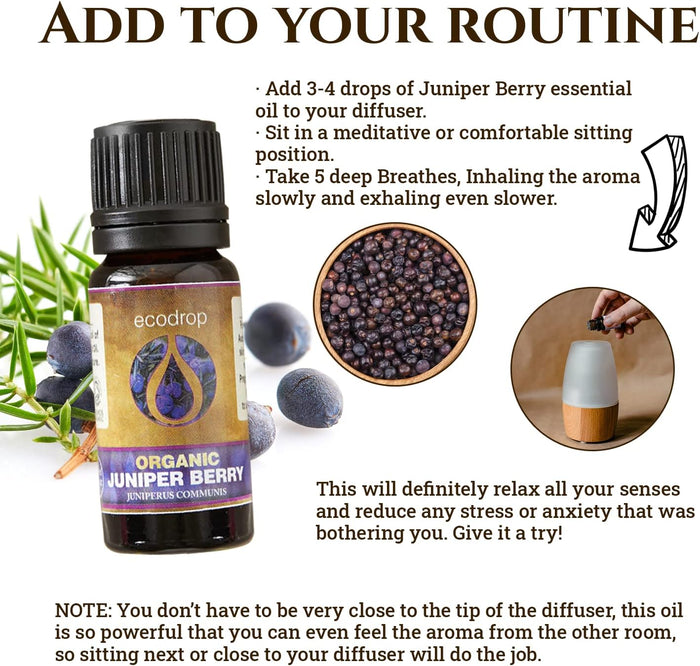 Juniper Berry Essential Oil - 10ml - ecodrop