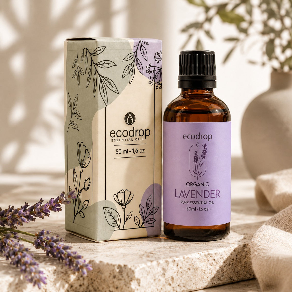Organic French Lavender Essential Oil 50ml