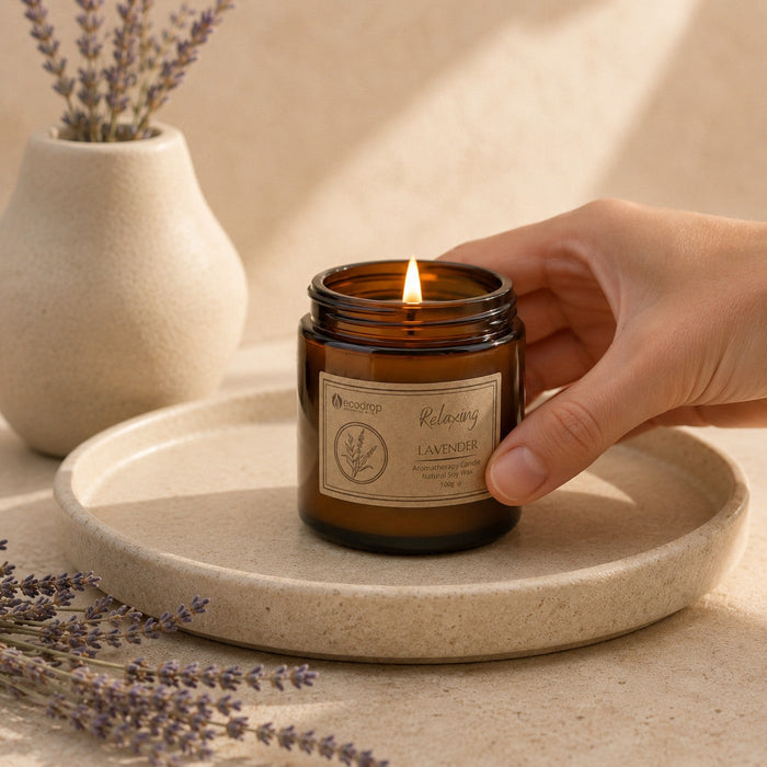 Ecodrop Lavender candle