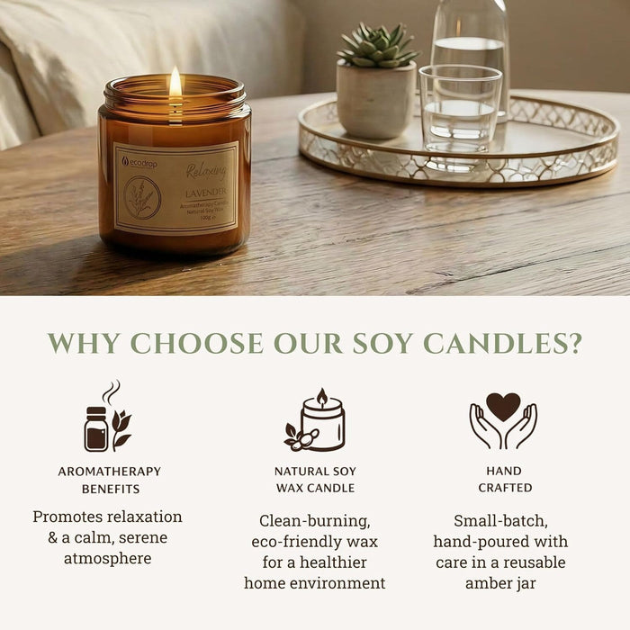 Ecodrop Lavender candle