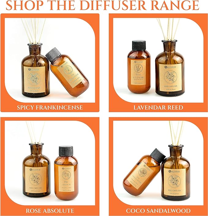 Orange Bergamot Reed Diffuser - ecodrop