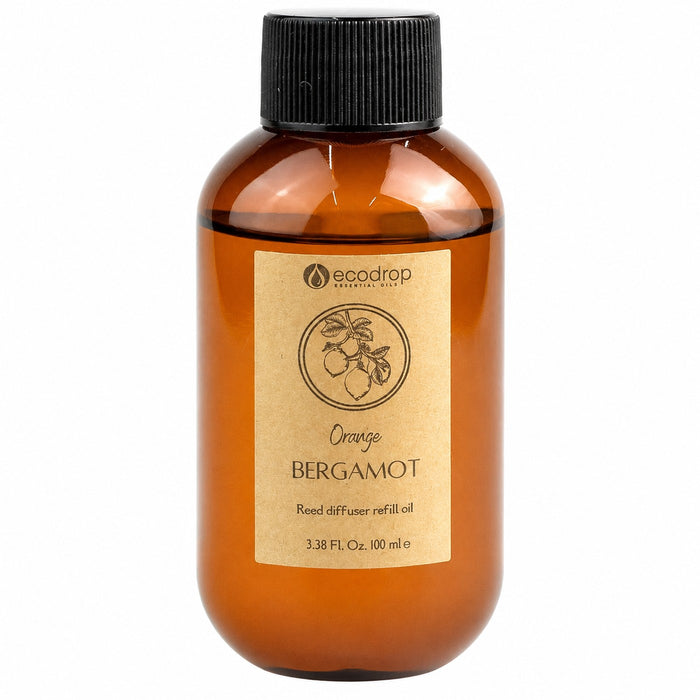 Orange Bergamot reed diffuser refill bottle 100ml
