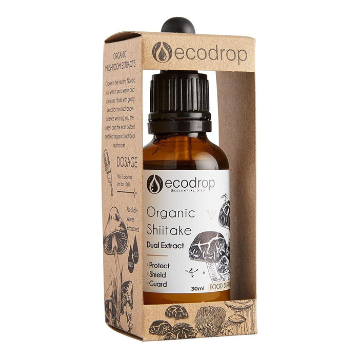 Organic Shiitake Mushroom Double Extract Liquid - ecodrop