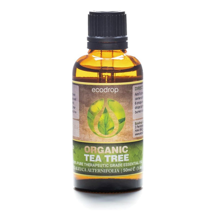 Organic Tea Tree Essential Oil 50ml - ecodrop