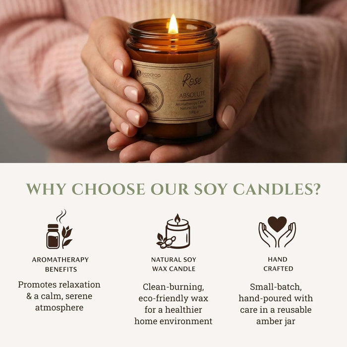 Ecodrop Rose candle