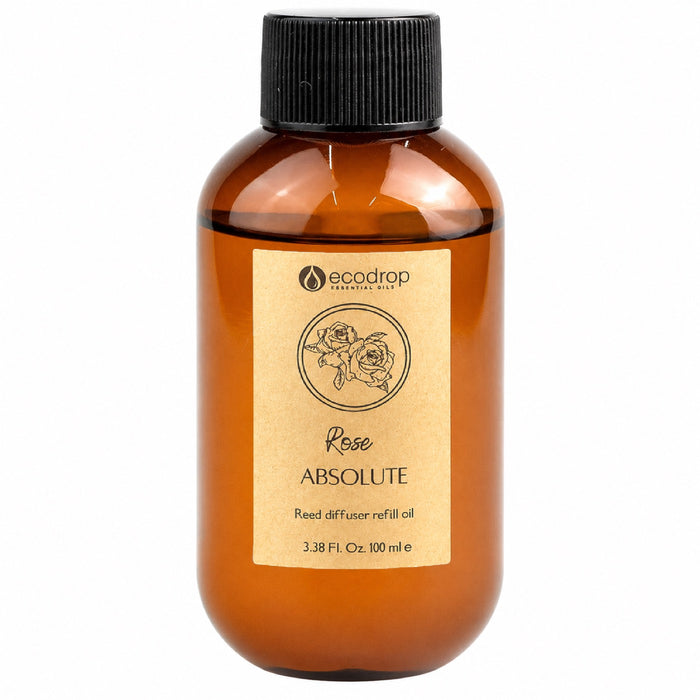 Rose Absolute reed diffuser refill oil bottle, 100ml