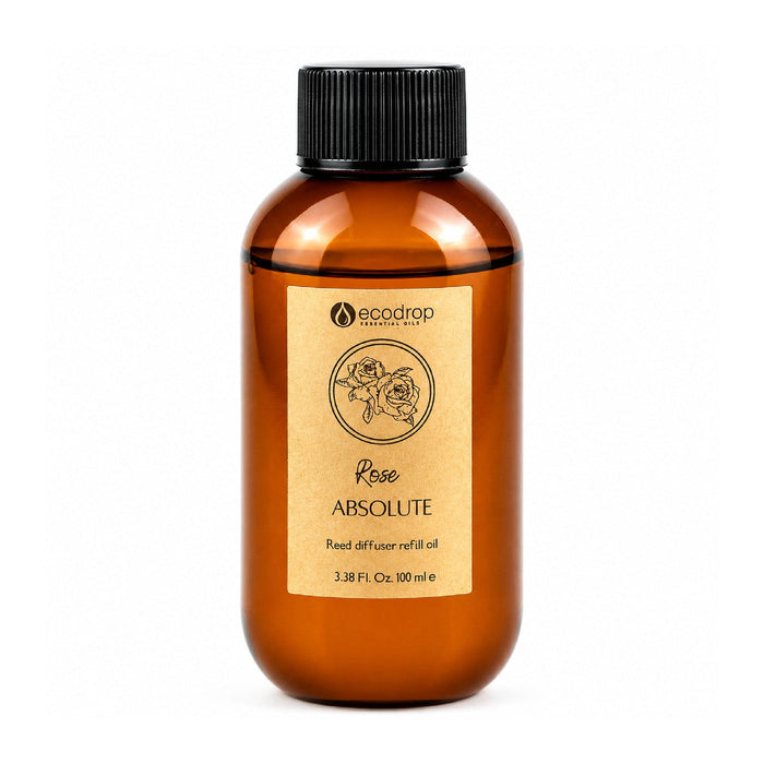 Rose Absolute reed diffuser refill oil bottle, 100ml