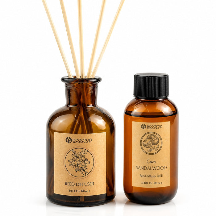 Coco Sandalwood reed diffuser set