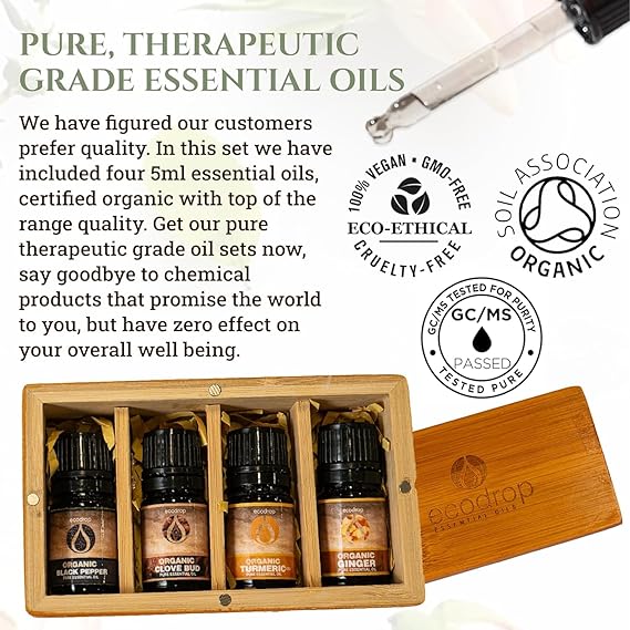 Spice Essential Oil Collection 4 x 5ml - ecodrop