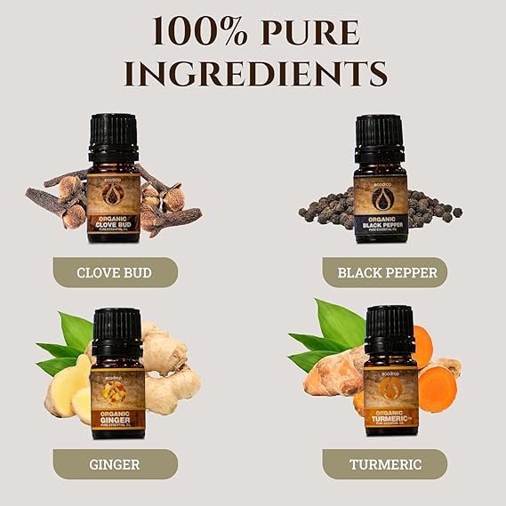 Spice Essential Oil Collection 4 x 5ml - ecodrop